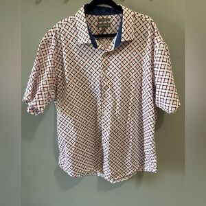 Paulo Solari button down short sleeve shirt size 3XL